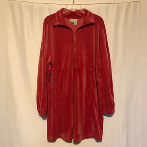 Anthropologie Saturday Sunday velour tunic dress